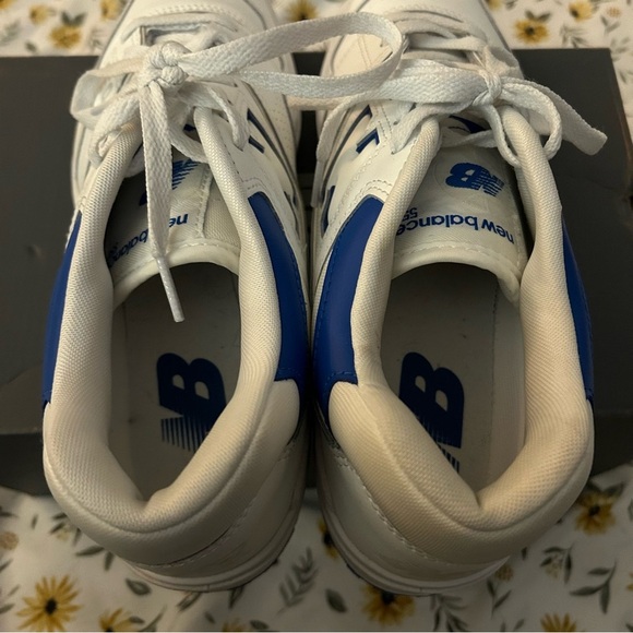 New Balance 550 White and Blue Athletic Shoes Size 10 - Picture 7 of 10